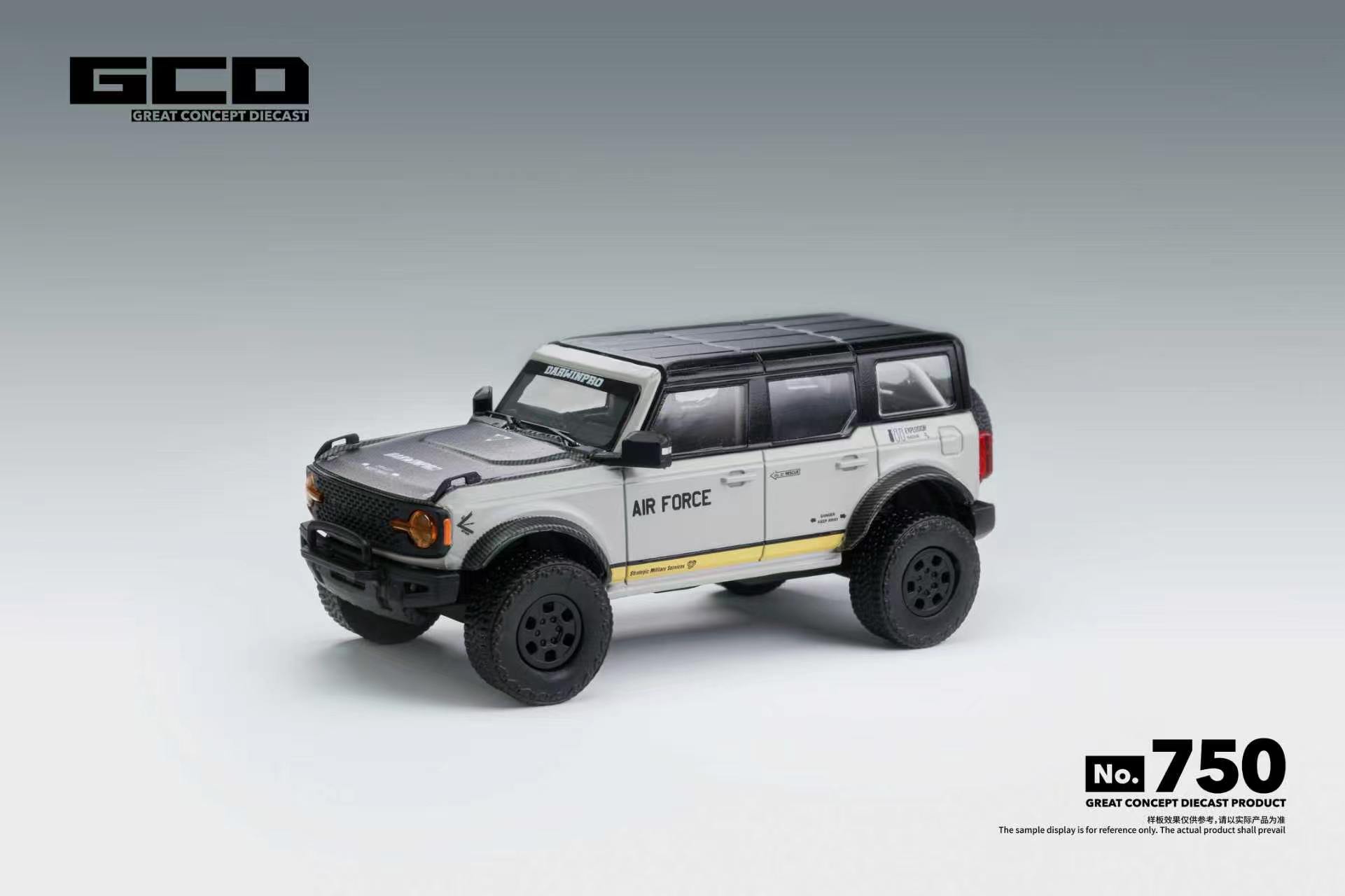 GCD MODEL 1/64 BRONCO DARWIN PRO AIR FORCE - GREY_4