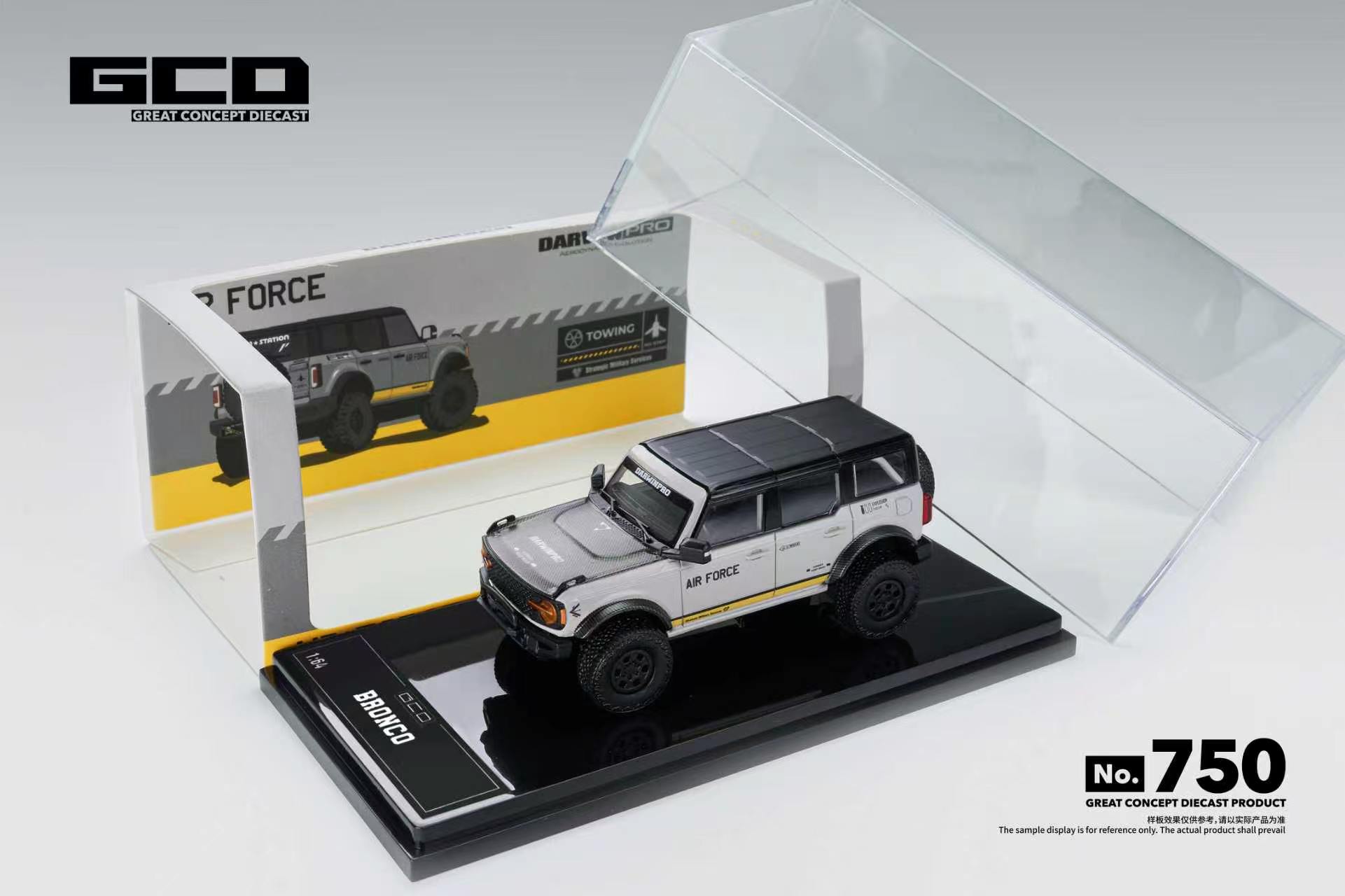 GCD MODEL 1/64 BRONCO DARWIN PRO AIR FORCE - GREY_6