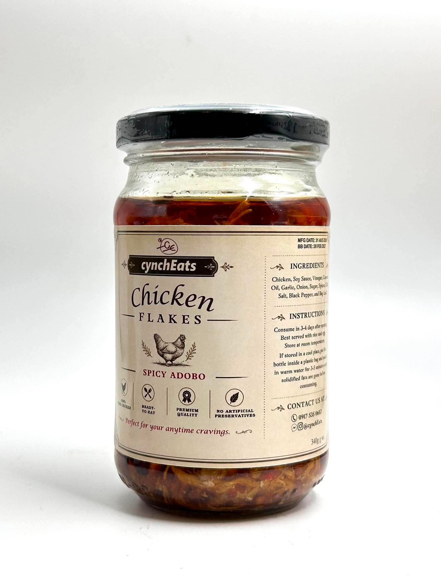 Chicken Adobo Flakes (Spicy) 220g