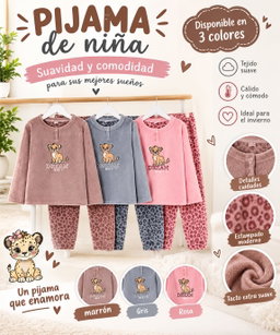Pijama niña Rey León