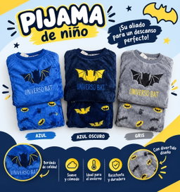 Pijama niño Batman 