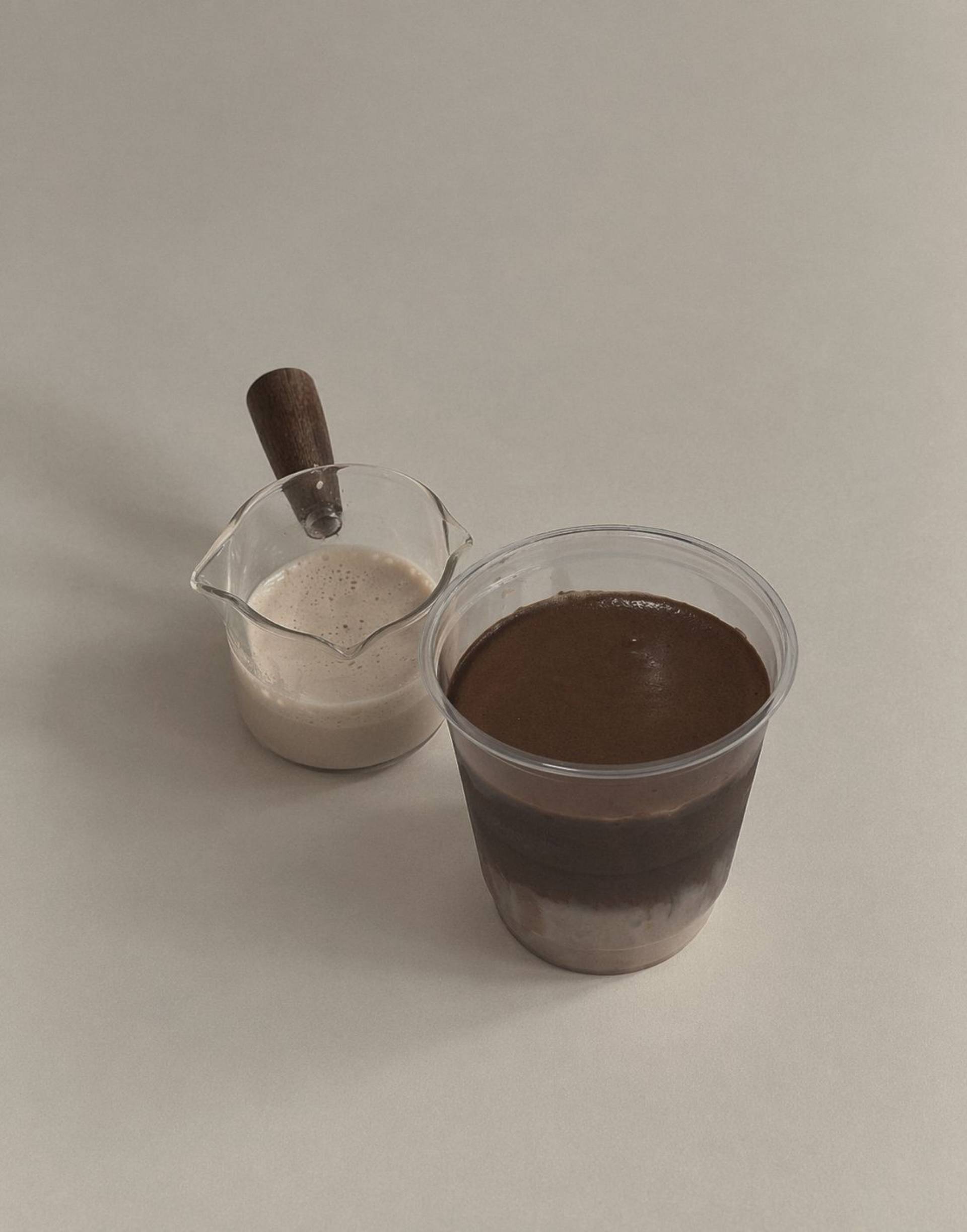 Iced Hojicha Latte