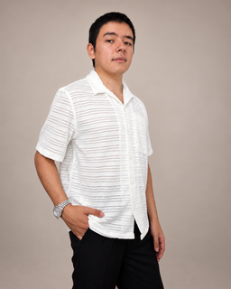 Camiseta Blanca Tejida