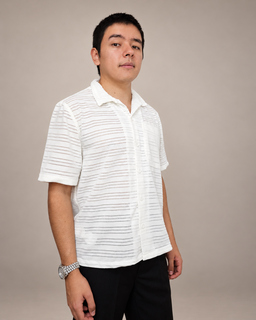 Camiseta Blanca Tejida