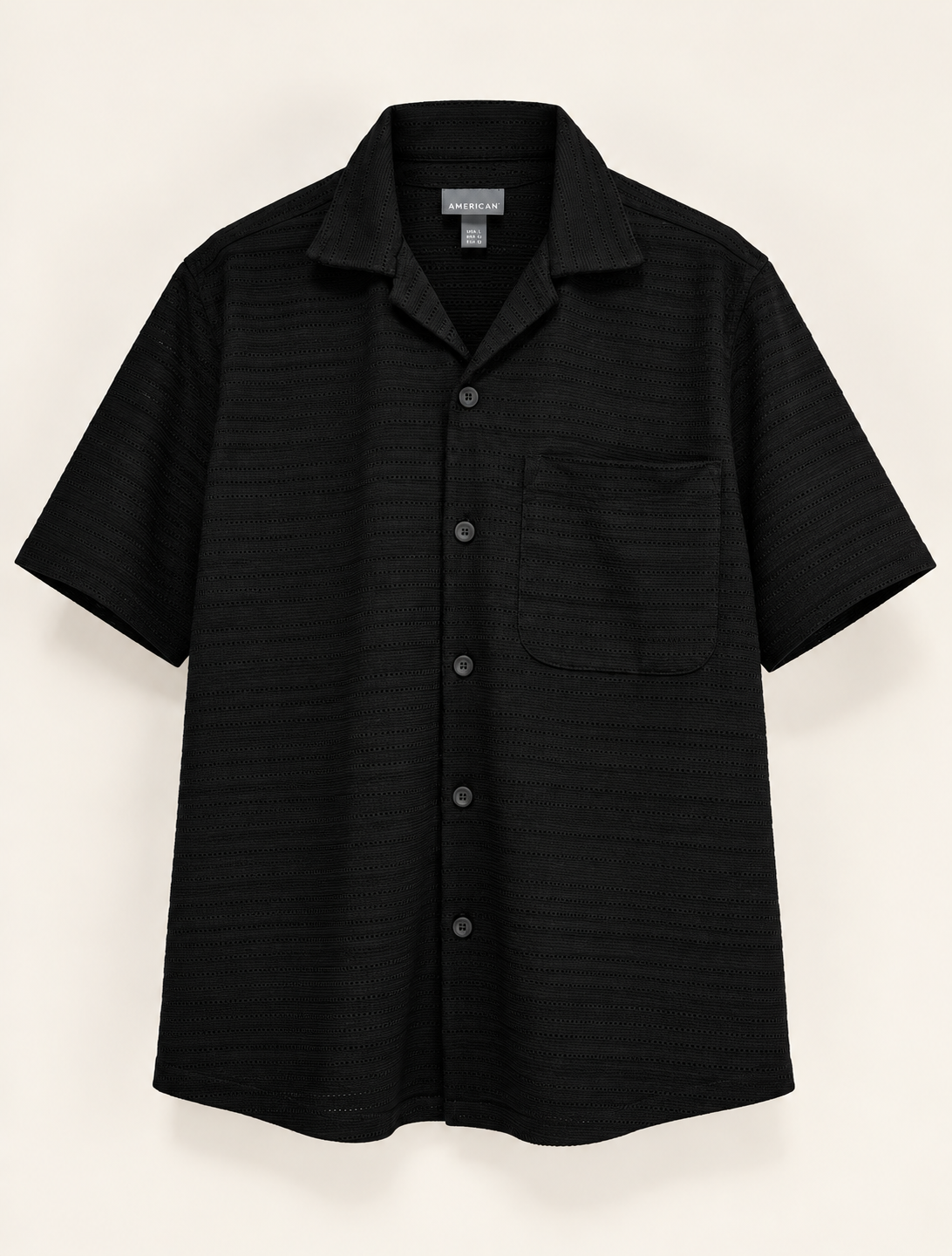 Camiseta Negra Tejida_4