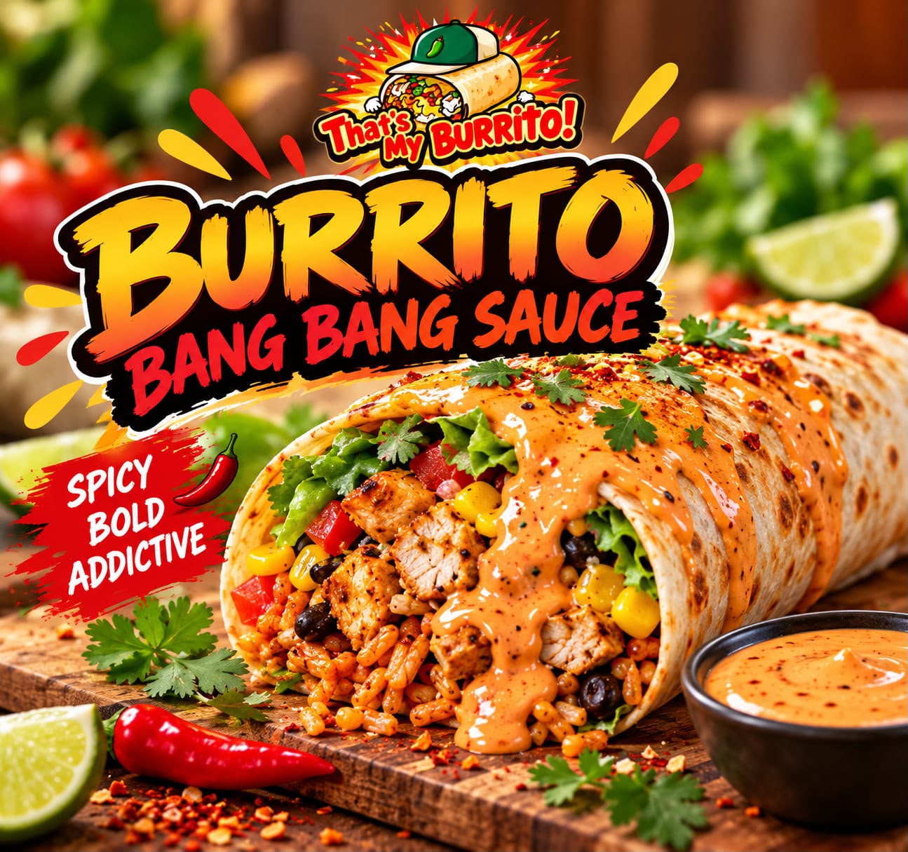 Burrito(BangBang Sauce)