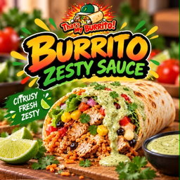 Burrito(Zesty Sauce)