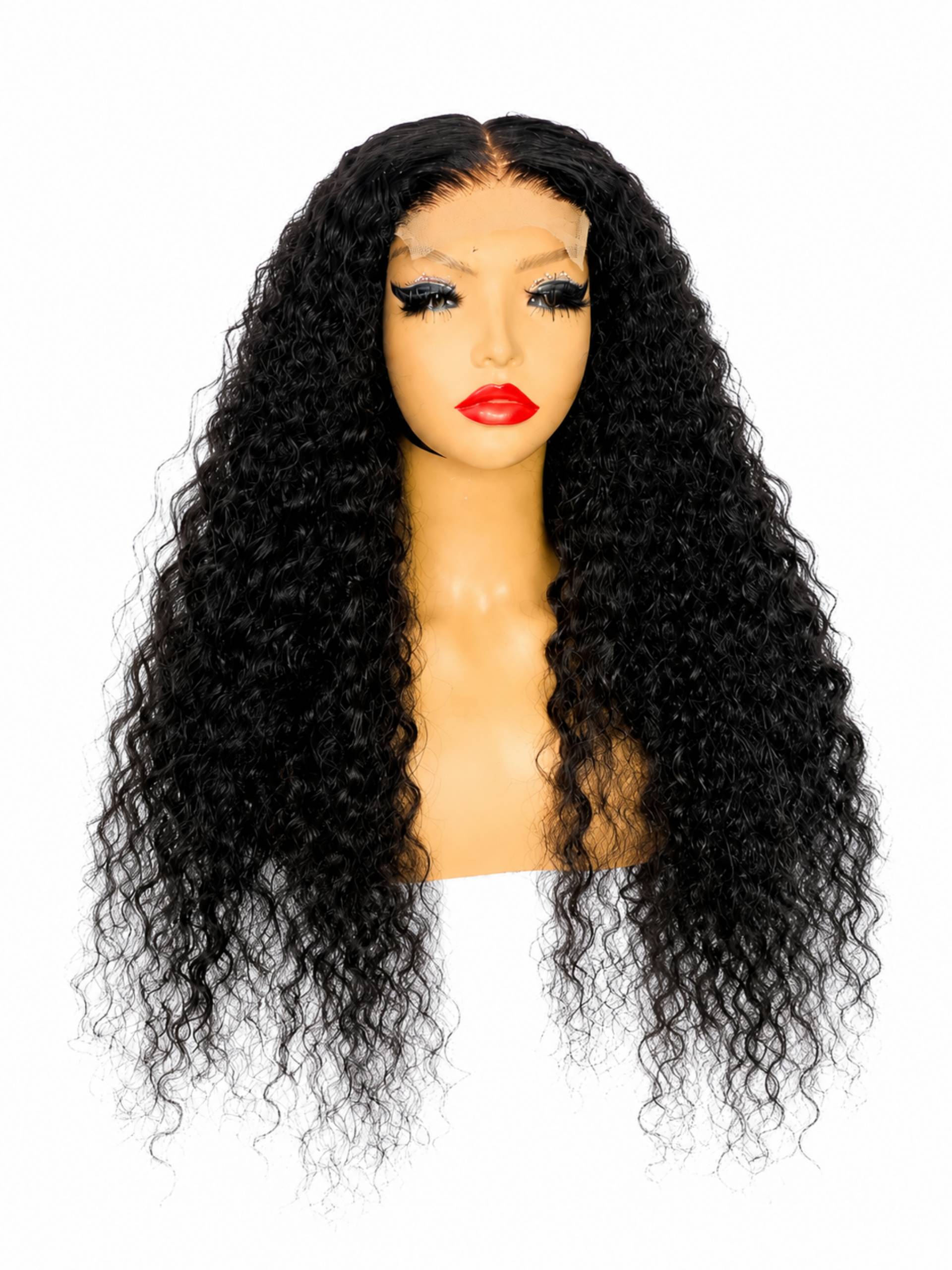 4x4 Glueless Curly 26" Blendled Unit