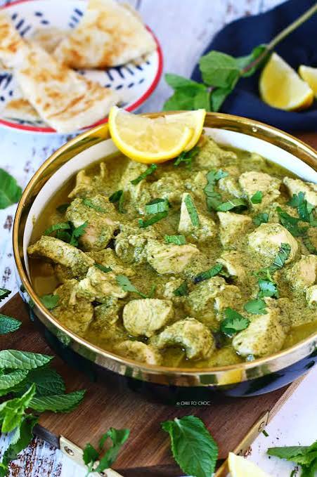 Chicken Green Karahi