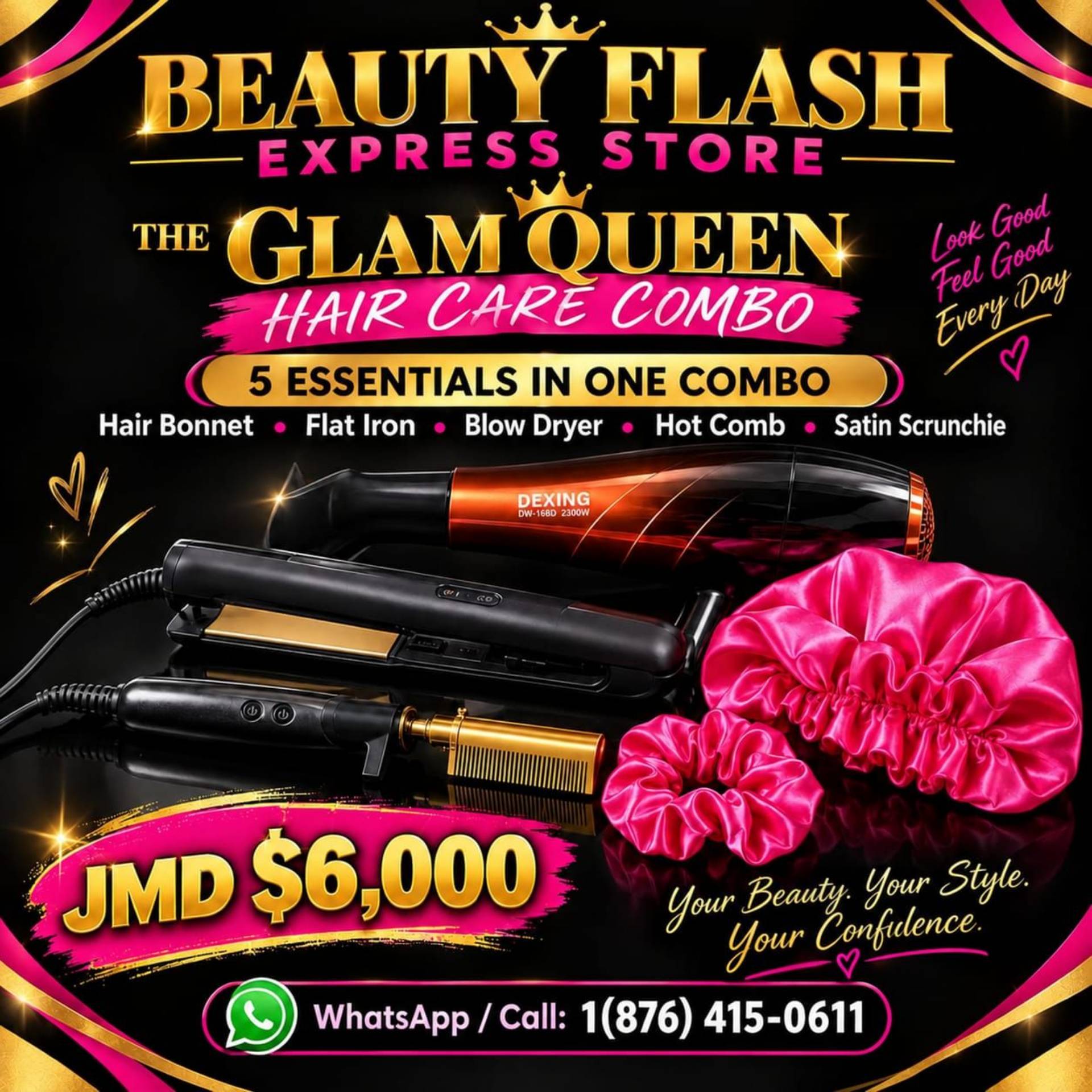Glam queen combo