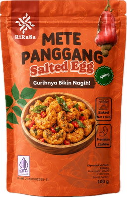 Mete Panggang Salted Egg Spicy