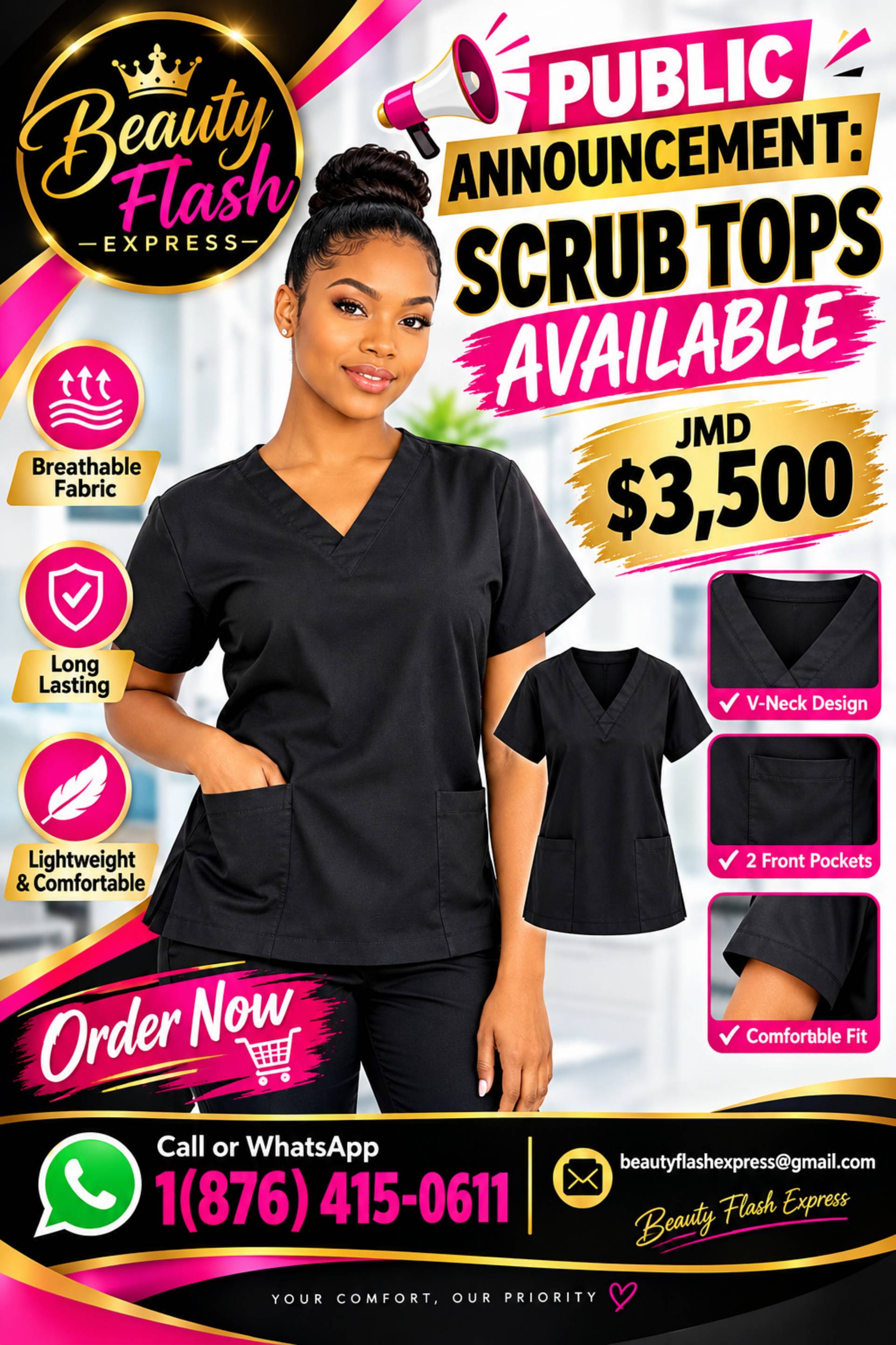 Scrubs top