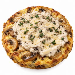 Frittata ai Funghi con Ricotta al Tartufo e Porcini
