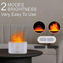 Mythco Flame Aromatherapy Humidifier, USB Ultrasonic Diffuser 180ml
