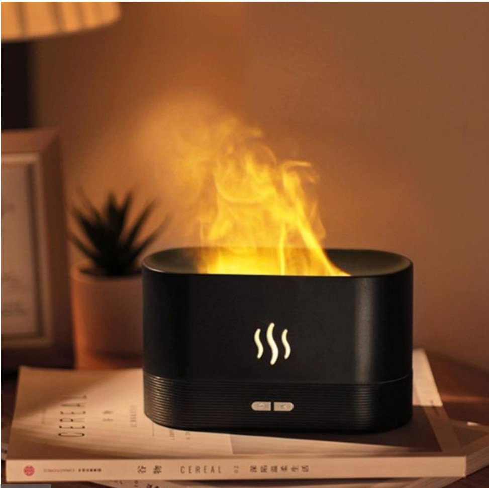 Mythco Flame Aromatherapy Humidifier, USB Ultrasonic Diffuser 180ml