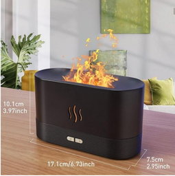 Mythco Flame Aromatherapy Humidifier, USB Ultrasonic Diffuser 180ml