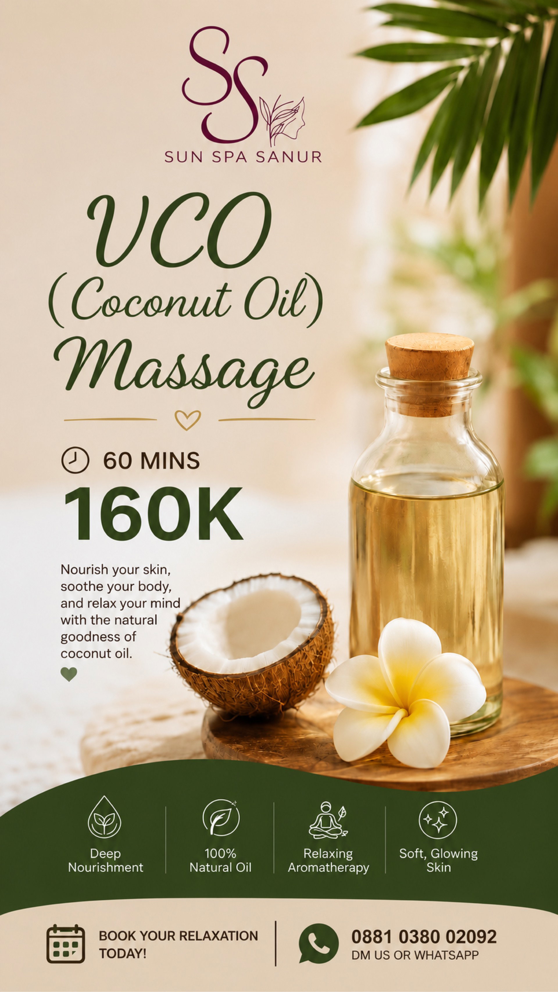 VCO ( Coconut Oil) Massage