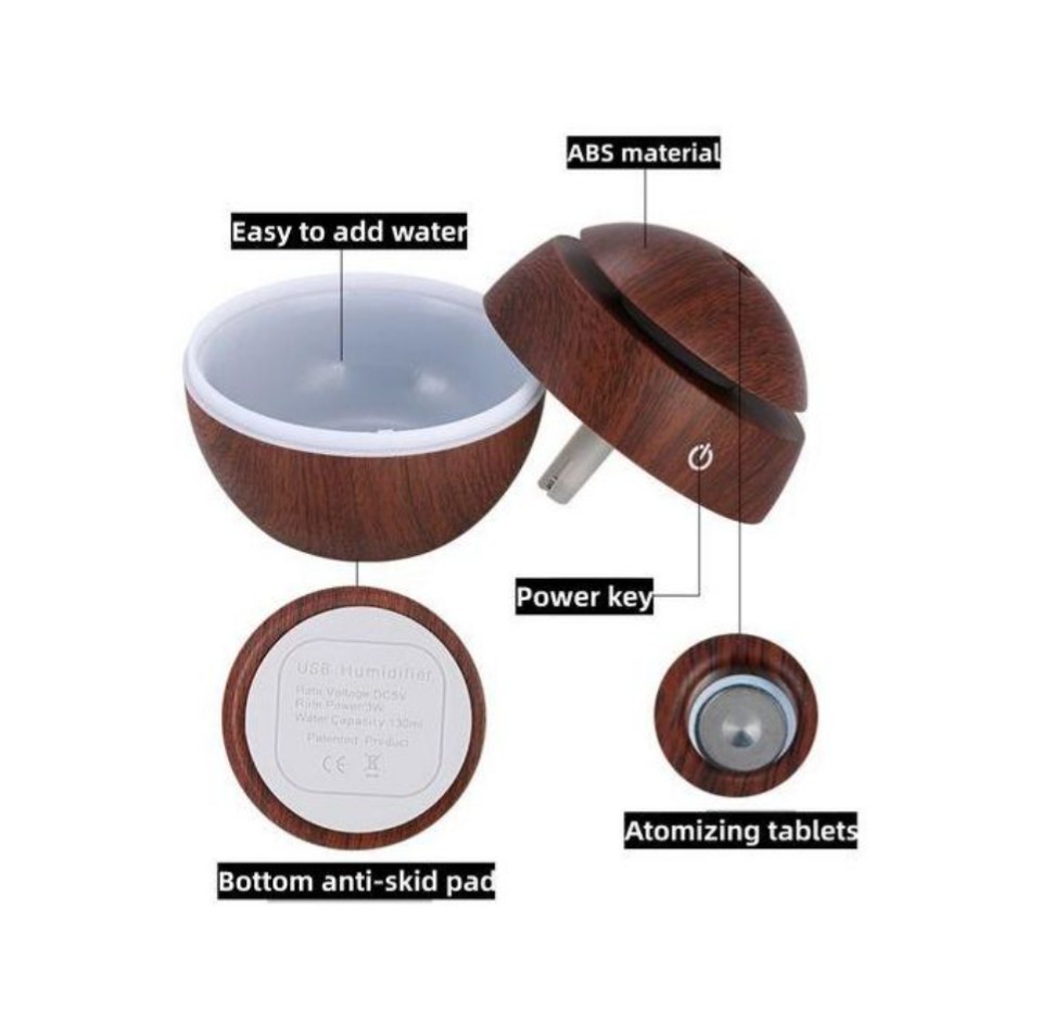 Mateamoda Mateamoda Air Humidifier Aromatic Diffuser Moisturizer Aromatherapy Machine With 7 LED Lights_3