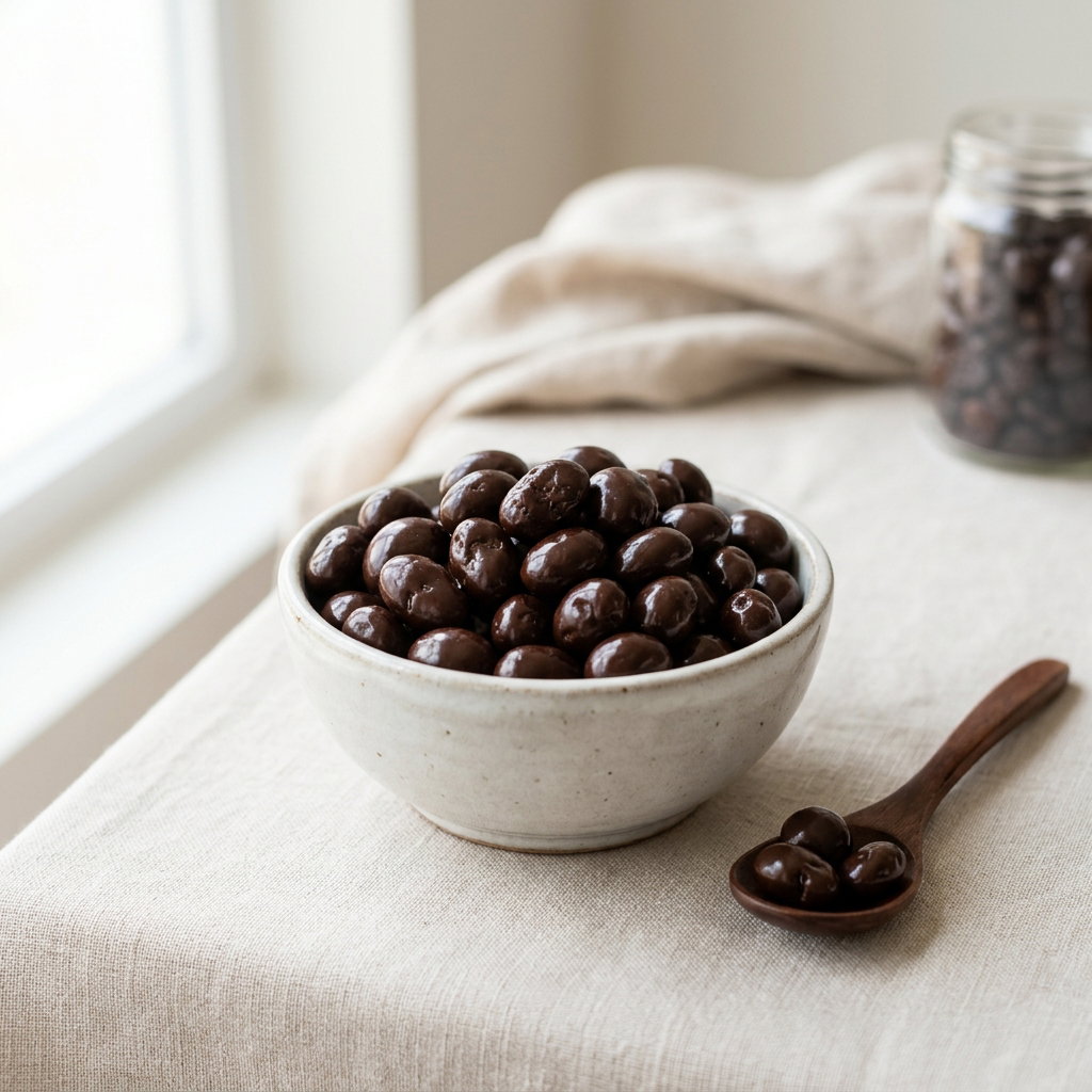 Pasas con chocolate 