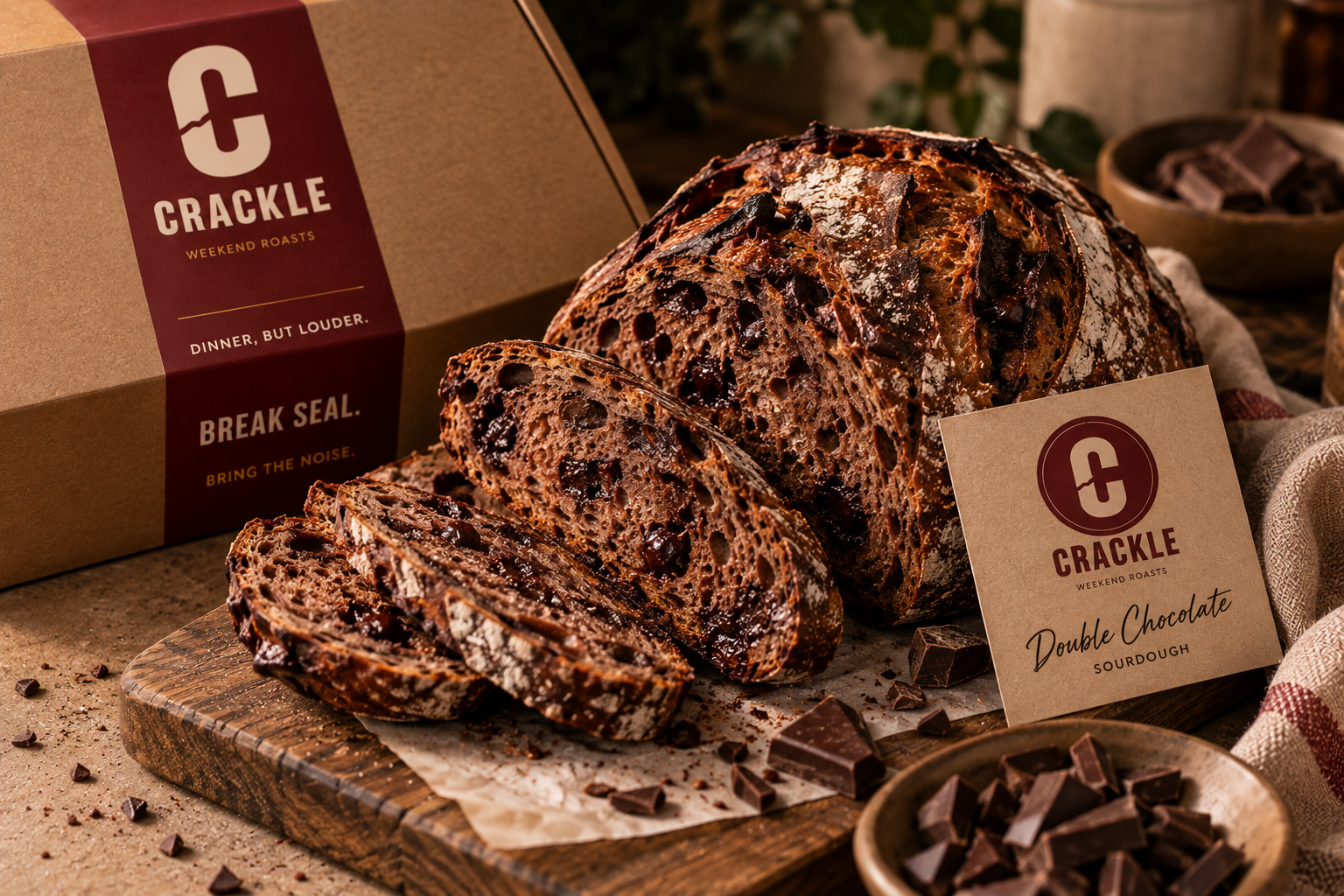 Double Chocolate Sourdough (500g)