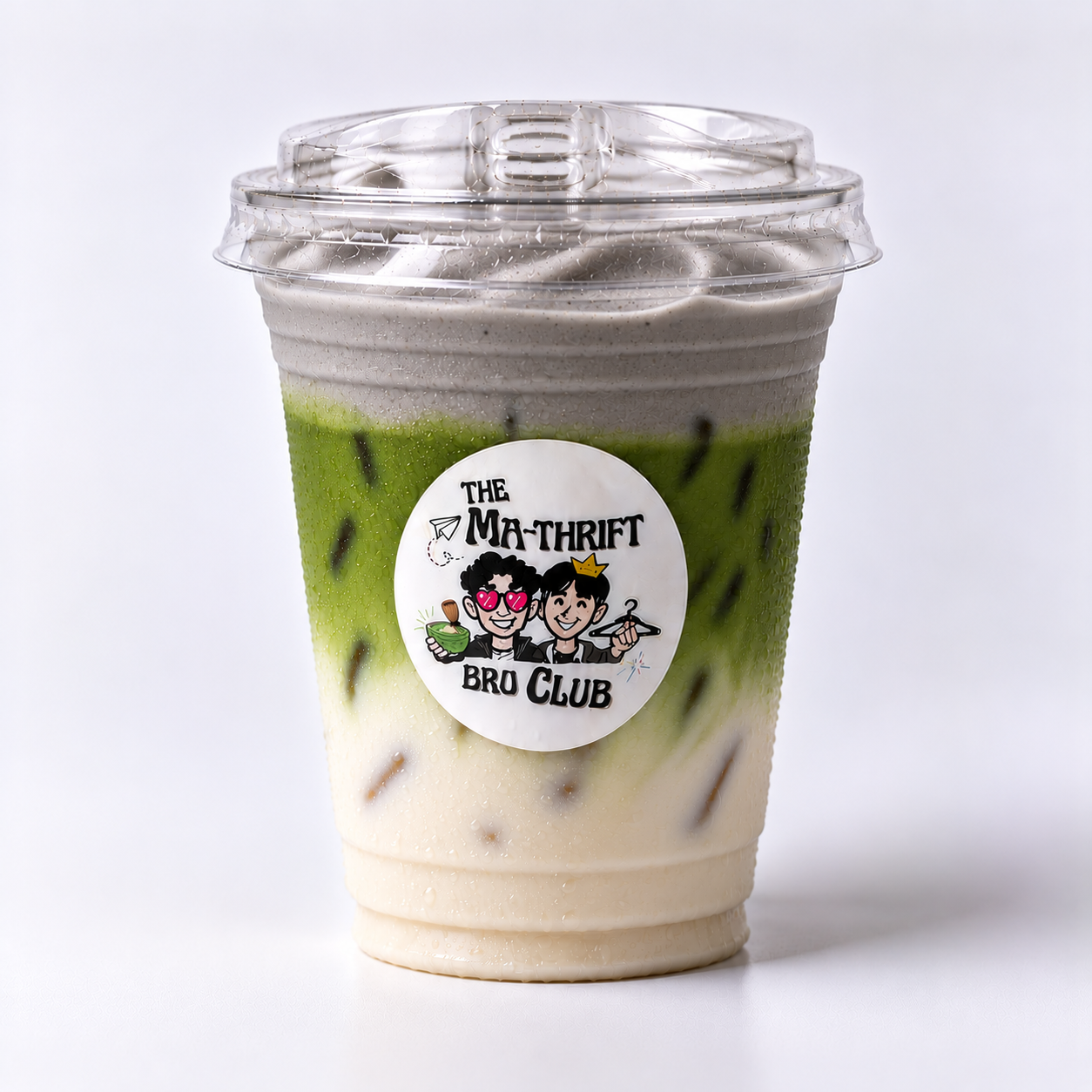 Black Sesame Matcha Latte
