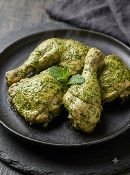 PAHADI PUDINA HALF CHICKEN STEAM