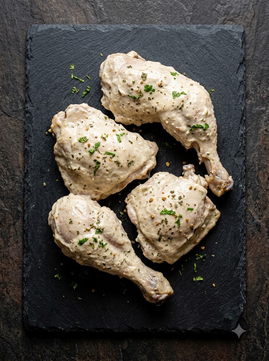 AFGHANI MALAI HALF CHICKEN STEAM