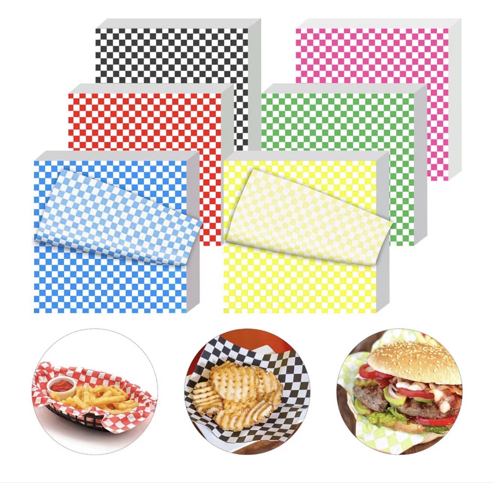 Waxed paper sheets (120 pcs)