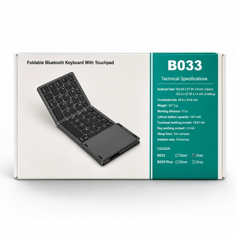 Generique Clavier bluetooth (avec touchpad) B033_1