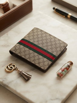 Gucci wallet beige 