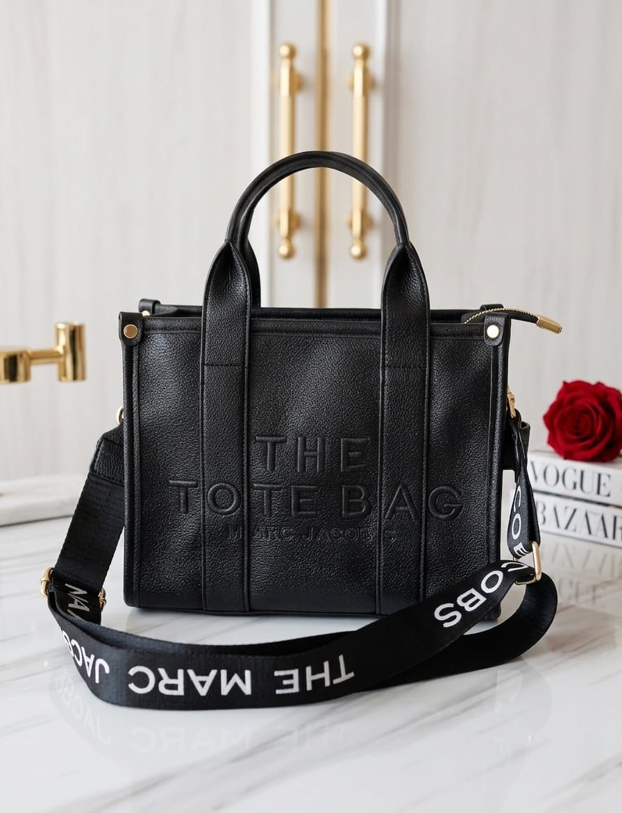 Marc Jacobs the tote bag black 