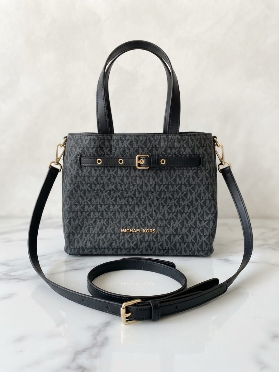 Mk monogram black