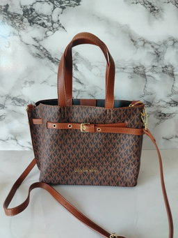 Mk monogram brown 