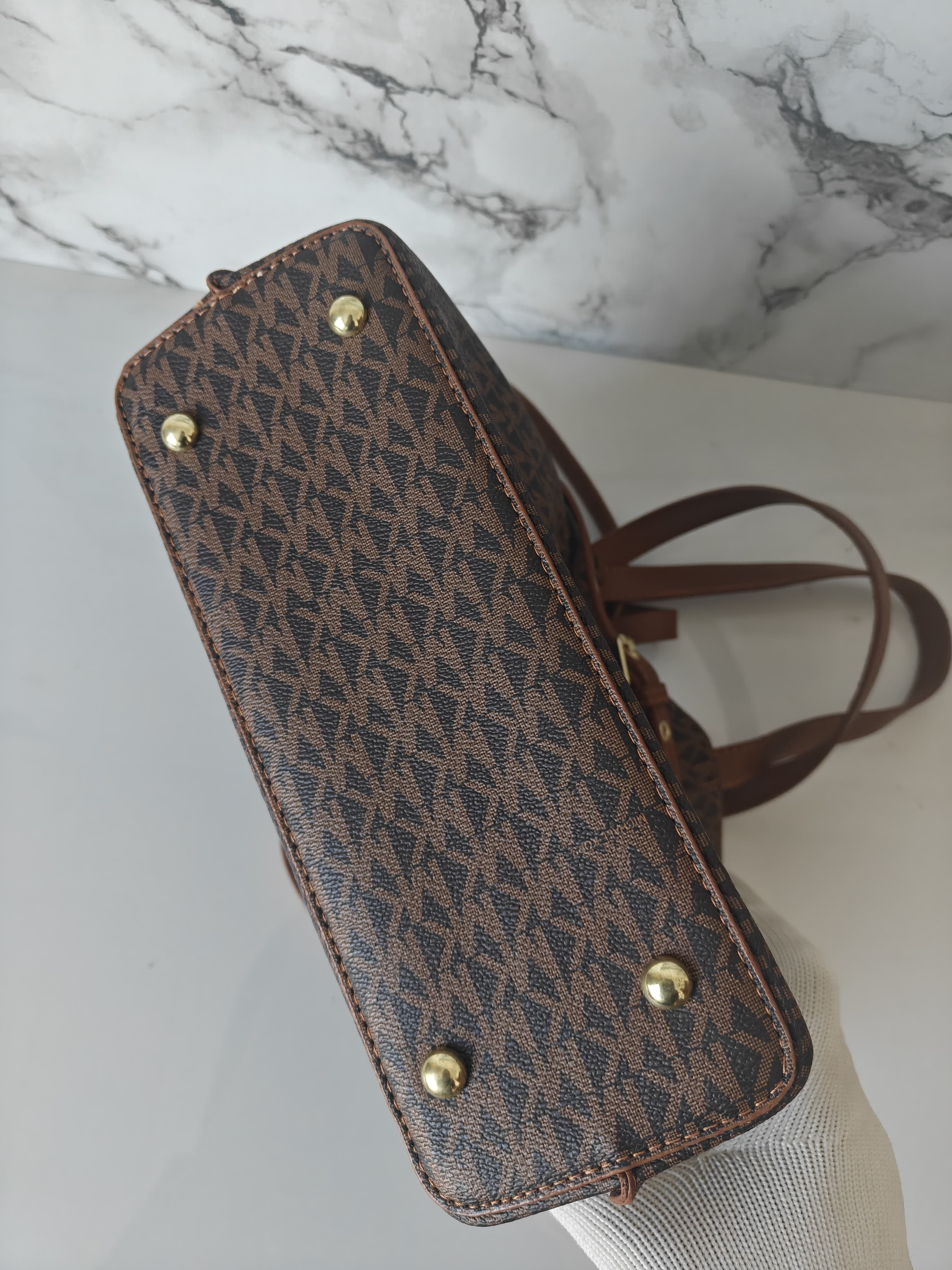 Mk monogram brown _5