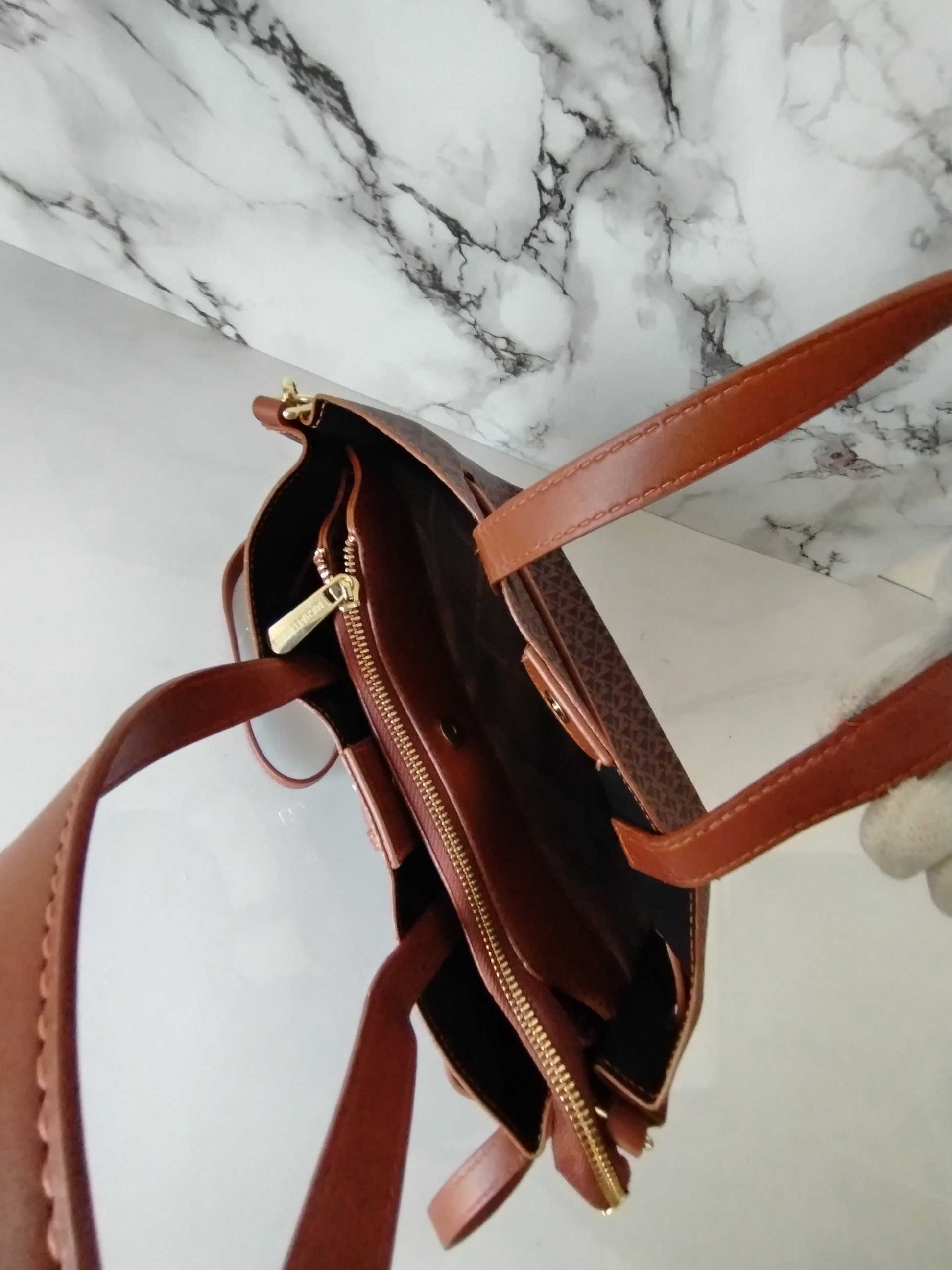 Mk monogram brown _4
