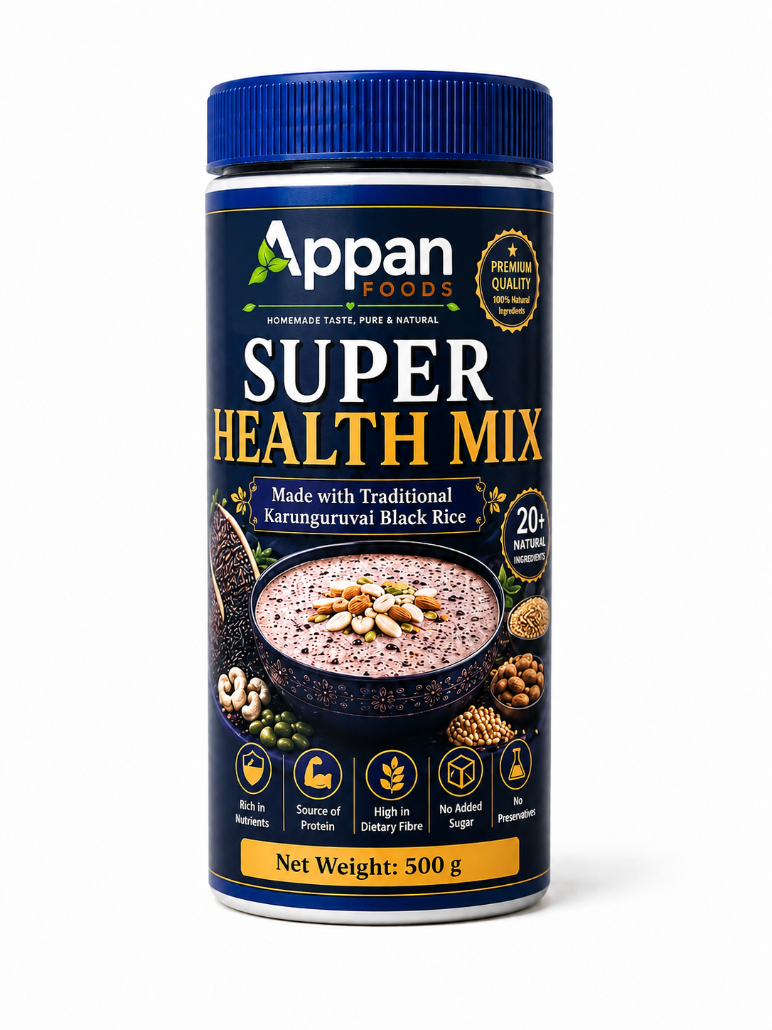 Super Health Mix 500g | 20 Natural Ingredients | Lab Tested | Iron Rich