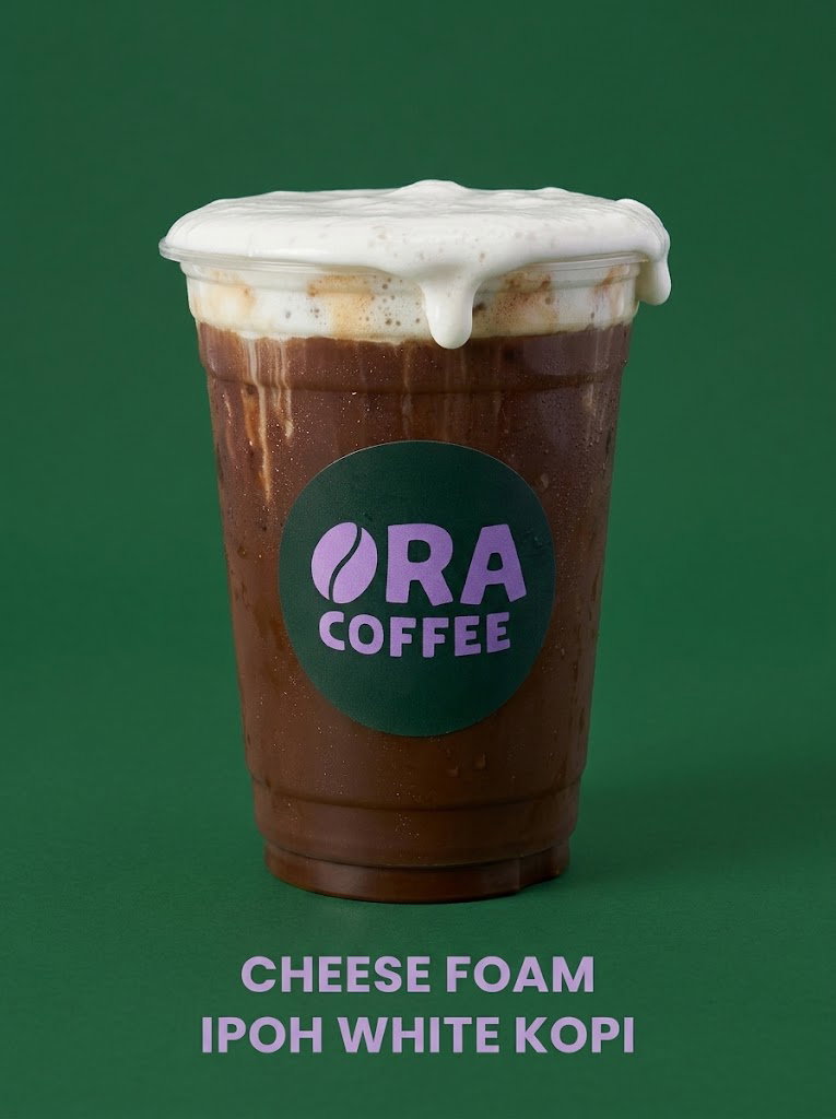Cheese foam Ipoh white kopi