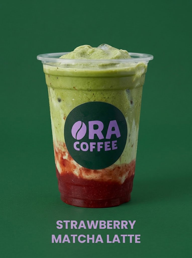 Strawberry Matcha Latte