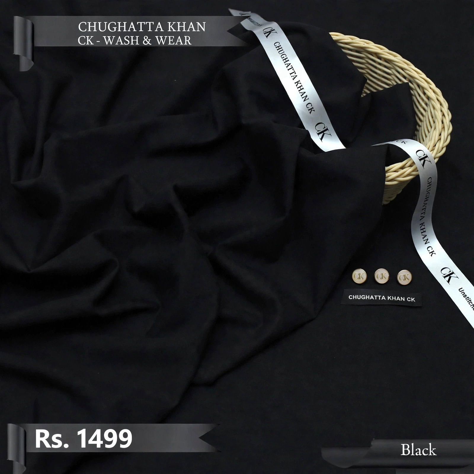 Black wash & Wear 
