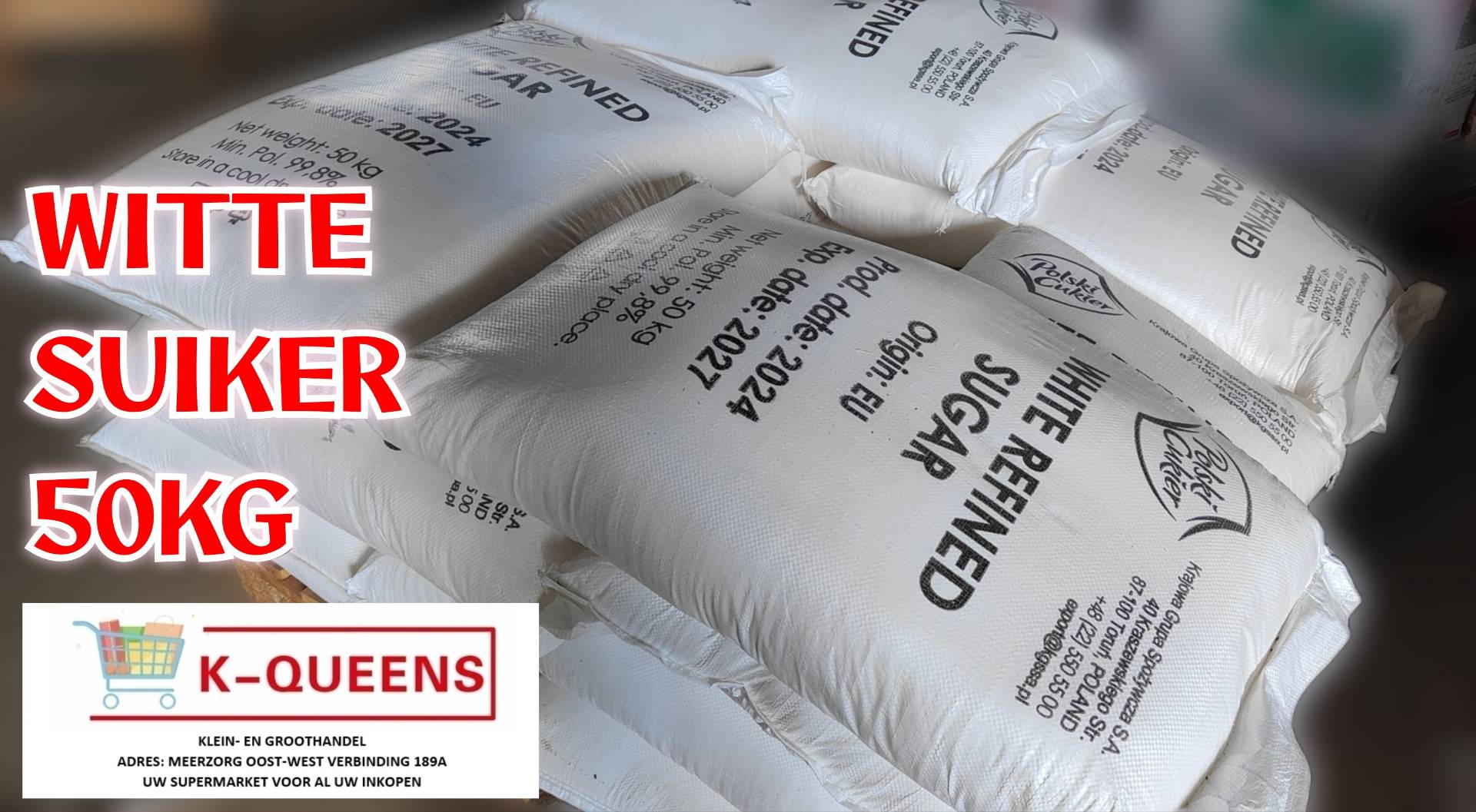 Witte suiker 50kg