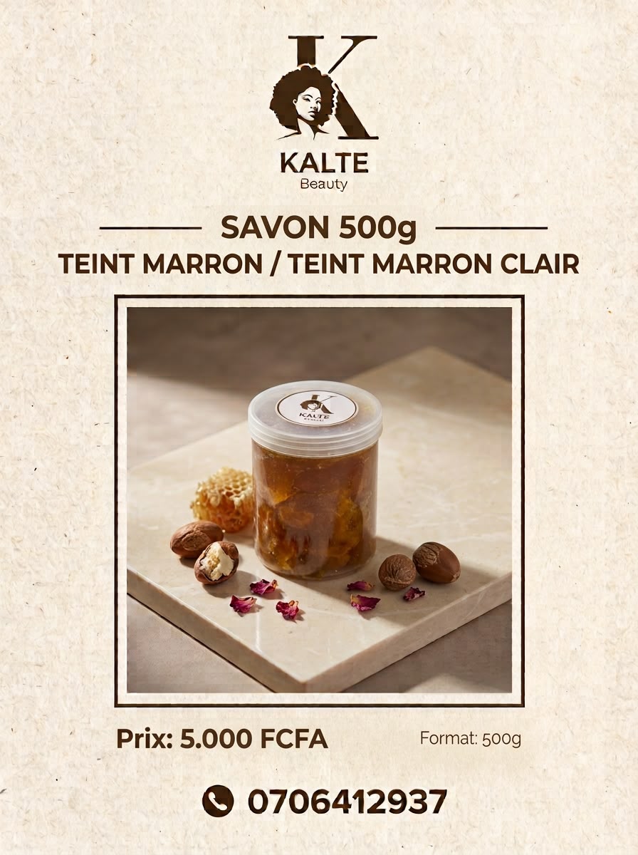 Savon teint marron clair 500g